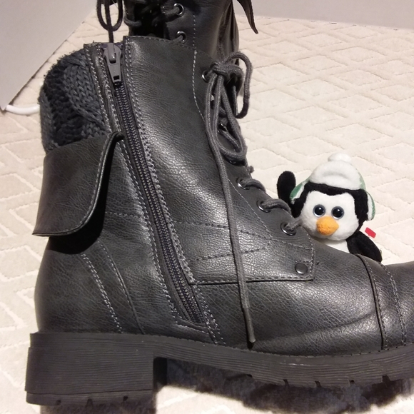 ⬇️Additionelle wide width moto boots -knit… - Picture 4 of 10